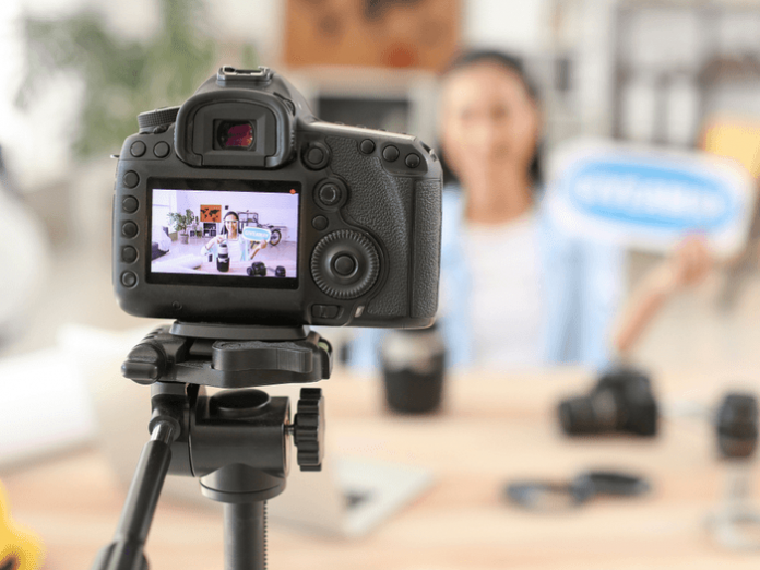 shooting a video