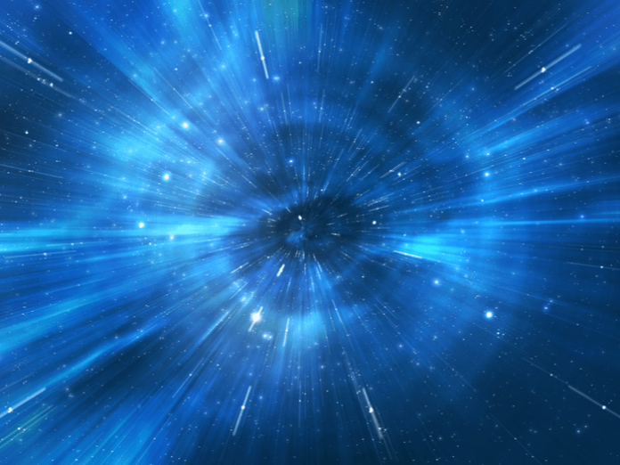 graphic representation of light speed