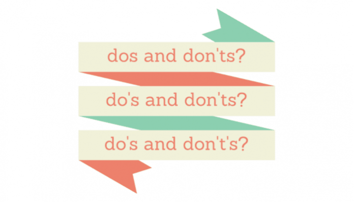 dos and don'ts