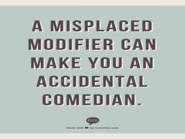 misplacedmodifier