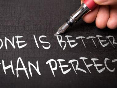 done is better than perfect quote