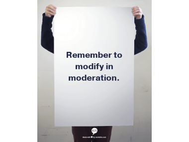 modify
