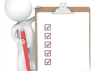 bulleted list
