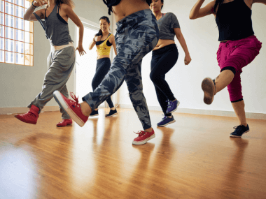 Photo of a dance class