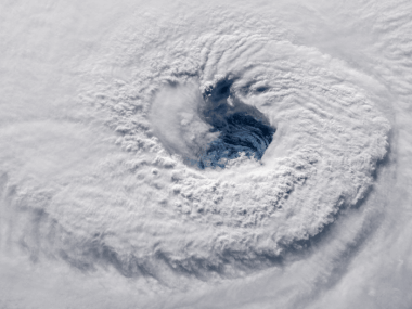 eye of hurricane florence
