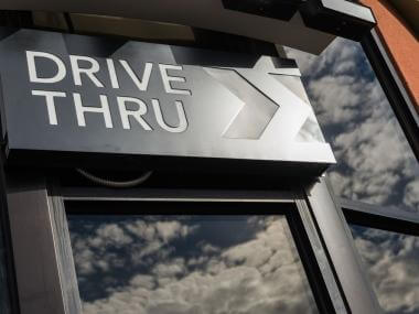 a drive thru window