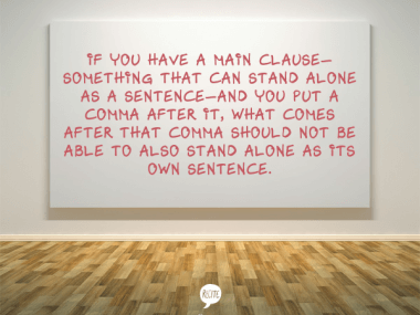 comma splice grammar girl how to use comma