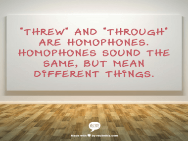 threwthrough