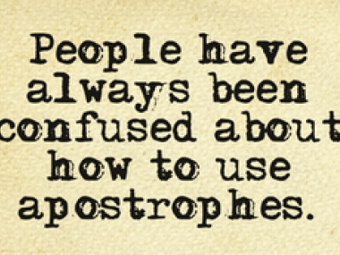 how to use apostrophes