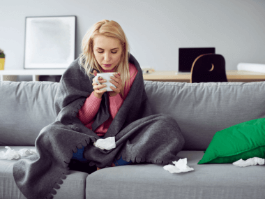 person with a cold