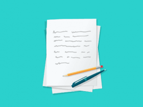 A written page to illustrate writing a letter regarding something.