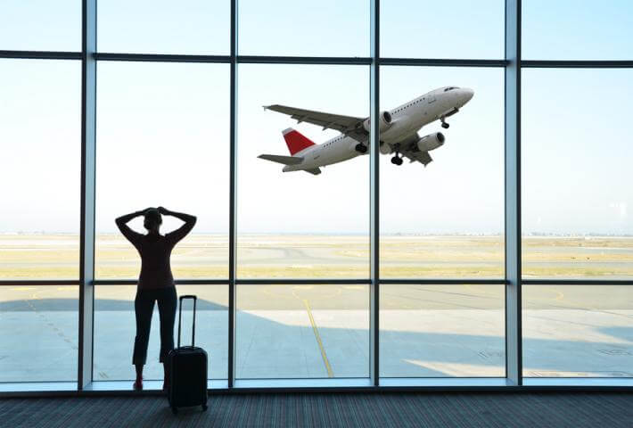 watching flight take off