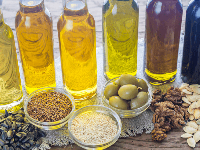 bottles of cooking oils
