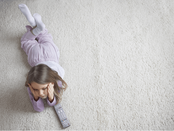 image of a bored kid