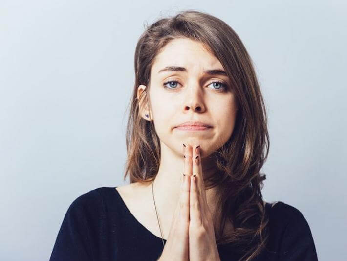 A woman making a big ask.