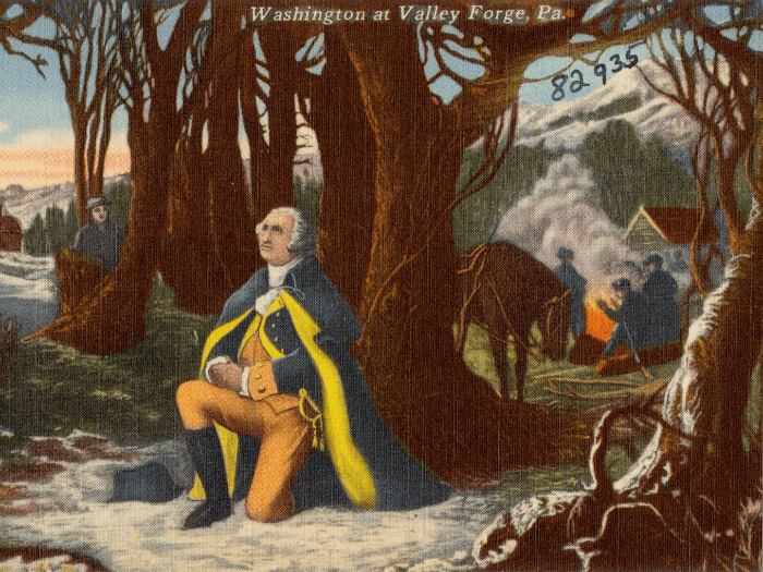 George Washington S Heroism At Valley Forge