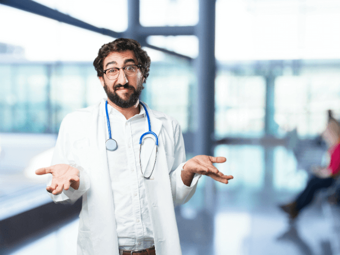 confused doctor