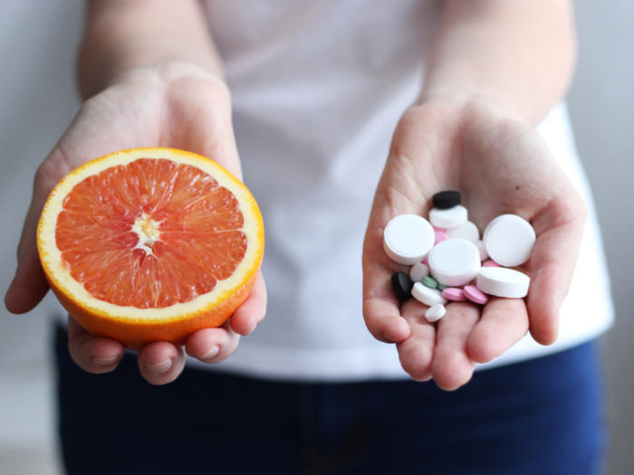 Orange versus supplements image