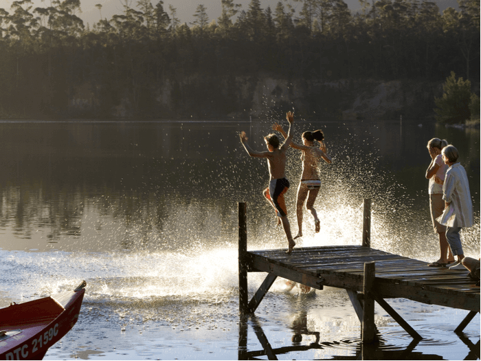 lake swimming