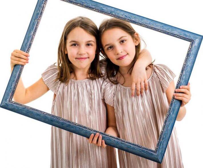 Twins that are the same, but different. Like homographs.