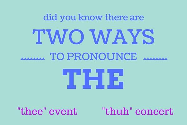 pronounce pronunciation ways word rule grammar governs did know