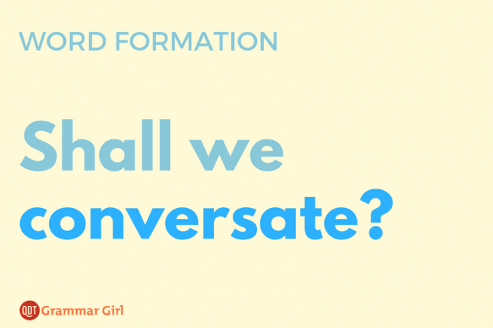 converse or a conversate