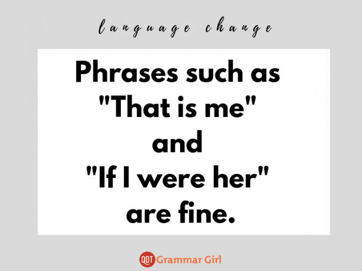 It Is I Versus It Is Me Grammar Girl