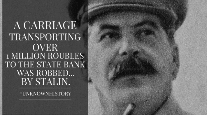 when stalin robbed a bank