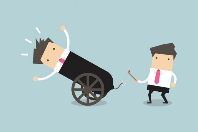 a cartoon image of a cannon