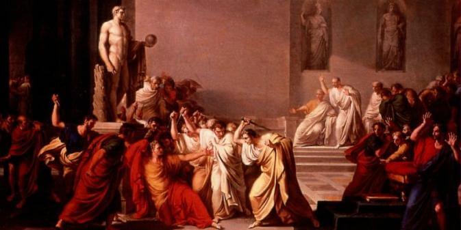 The Death of Julius Caesar by Vincenzo Camuccini