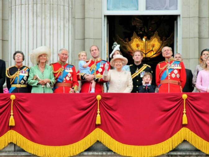 image of the royal family