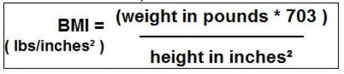 BMI formula