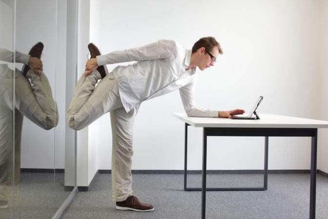 Leg Exercises at Office