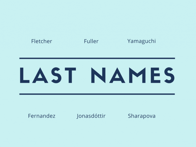 Origin of last names
