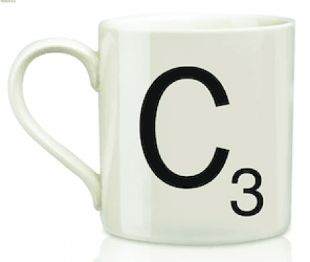 scrabble mug