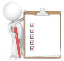 bulleted list