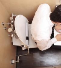Using Your Phone in a Public Restroom