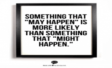 May Versus Might 