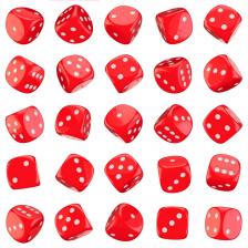 Random display of dice