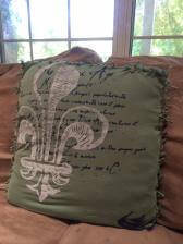  Create pillow cover from a t-shirt, final product