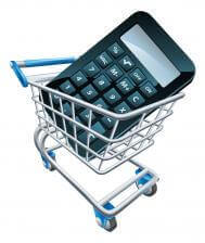 Calculator in a Shopping Cart