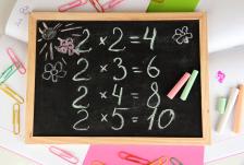 Chalkboard multiplication