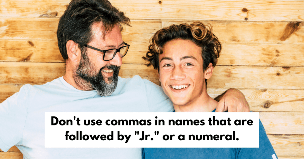 Is There A Comma Before Jr