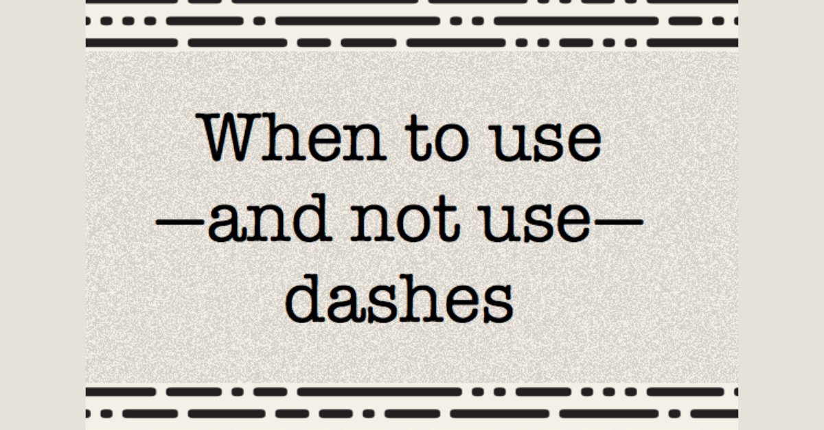 En Dash vs. Em Dash vs. Hyphen - How to Properly Use Them