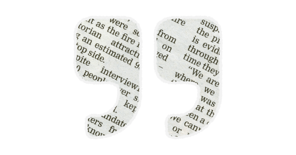 Quotation Marks with Periods and Commas