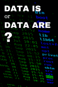 Graphic says Data Is or Data Are?