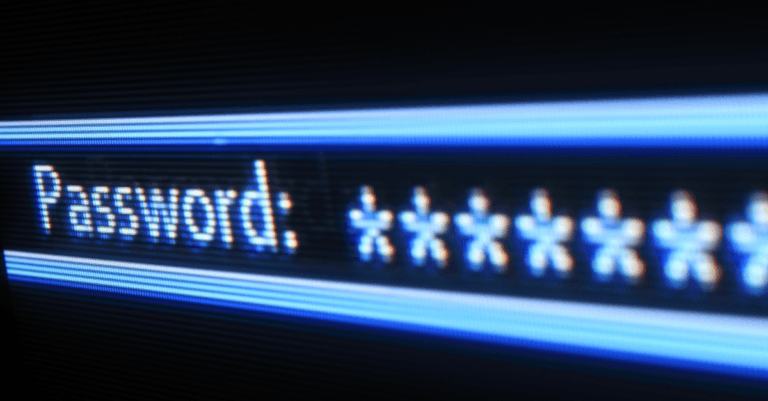 a computer screen with asterisks protecting a password