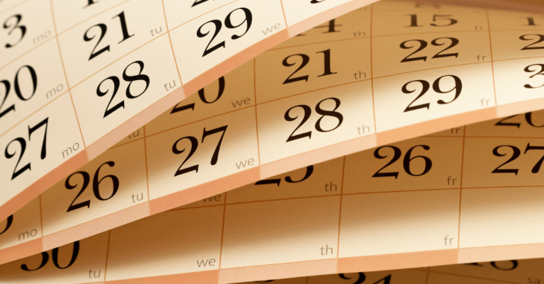 a calendar