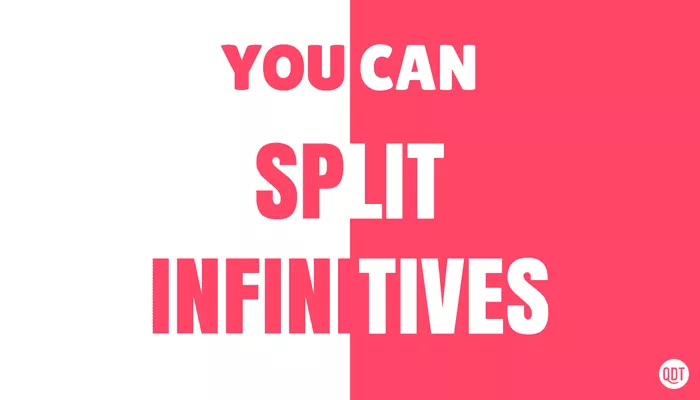 Split Infinitives