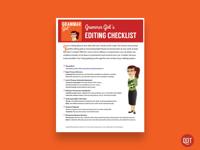 EditingChecklist